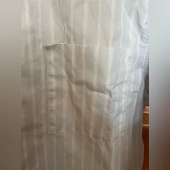 Marimekko Jokapoika Shirt Unisex Striped White and Light Gray Size S - Picture 3 of 16